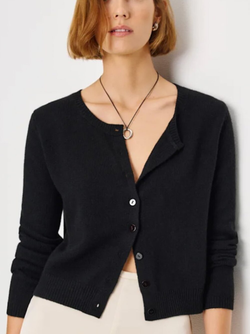 Reformation clara cardigan sweater cashmere xs NWT black